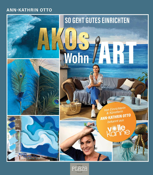 Buchcover: AKOs wohnART- So geht gutes Einrichten
