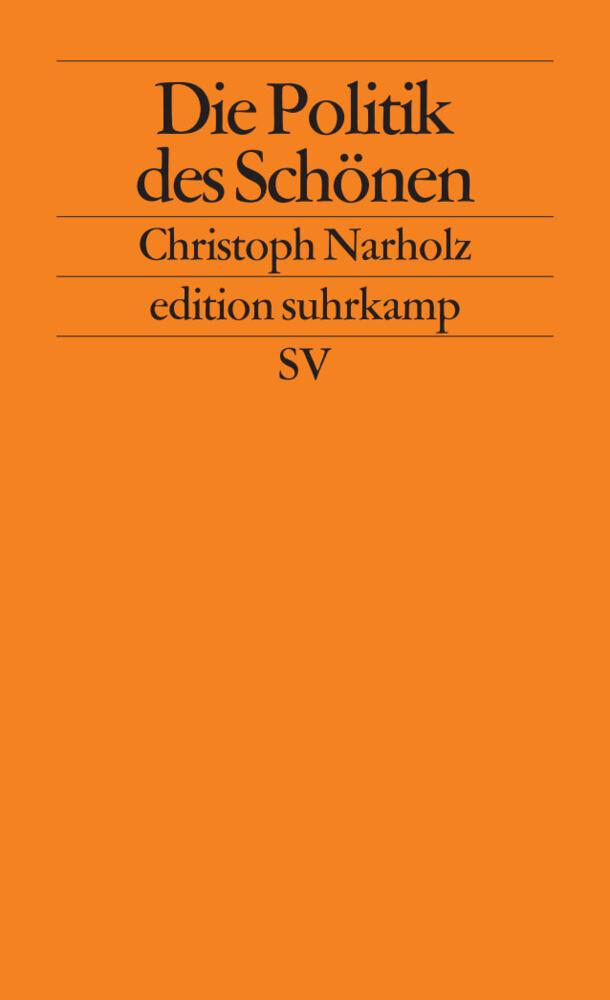 Buchcover: Die Politik des Schönen