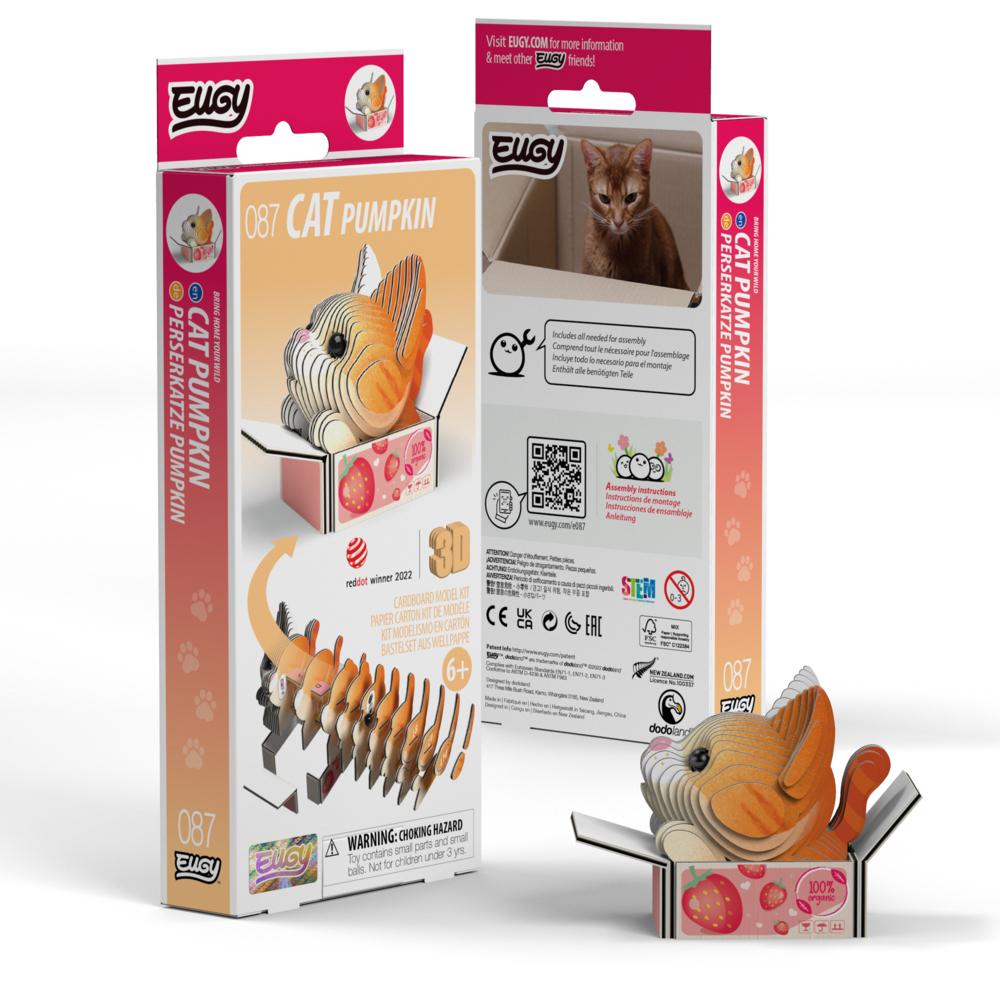 EUGY 3D-Bastelset Perserkatze Pumpkin