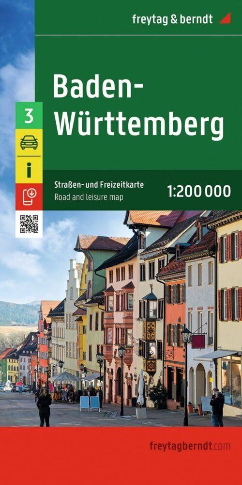 freytag & berndt Straßenkarte Baden-Württemberg 1:200.000