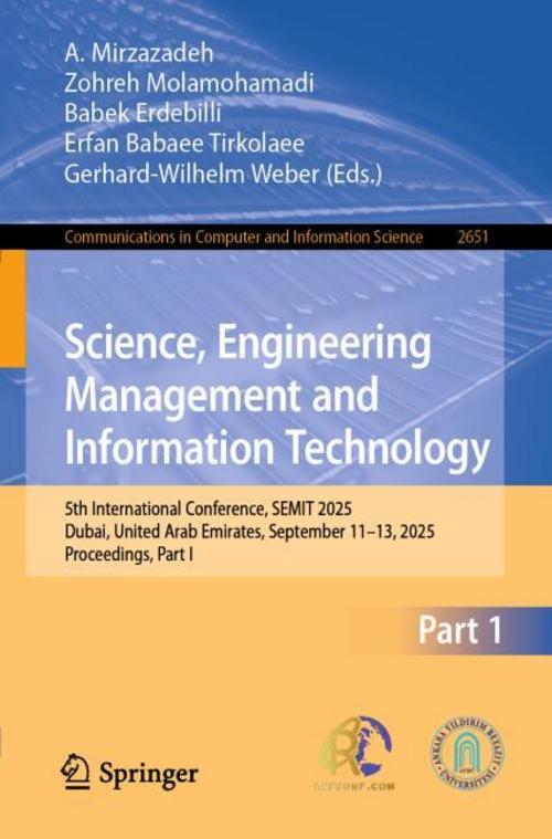 Buchcover: Science, Engineering Management and Information Technology