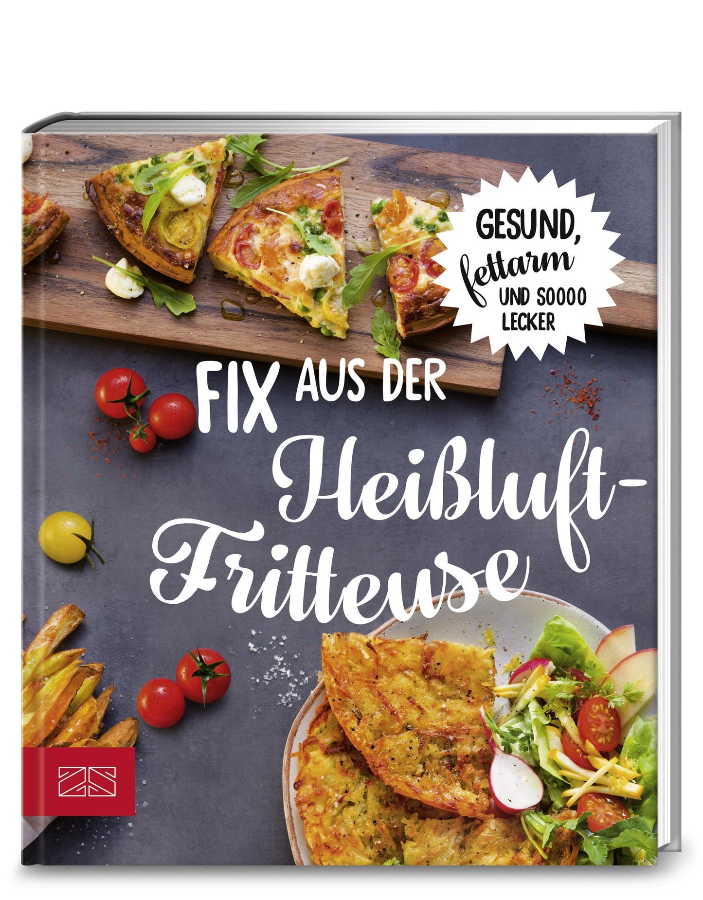 Buchcover: Fix aus der Heißluftfritteuse