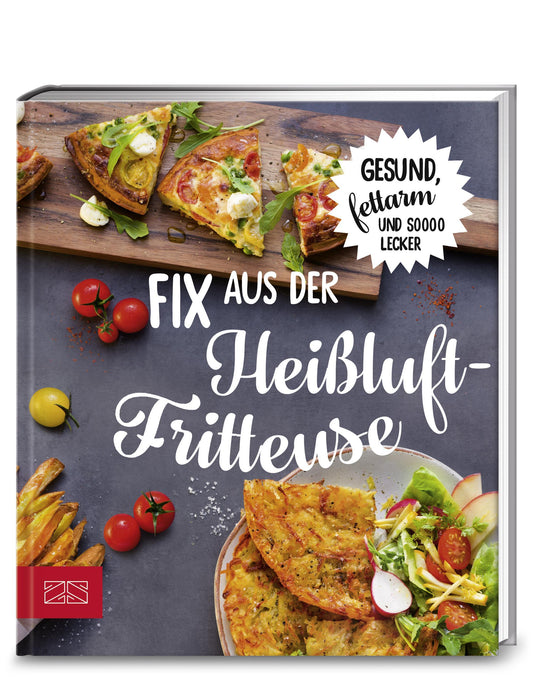 Buchcover: Fix aus der Heißluftfritteuse