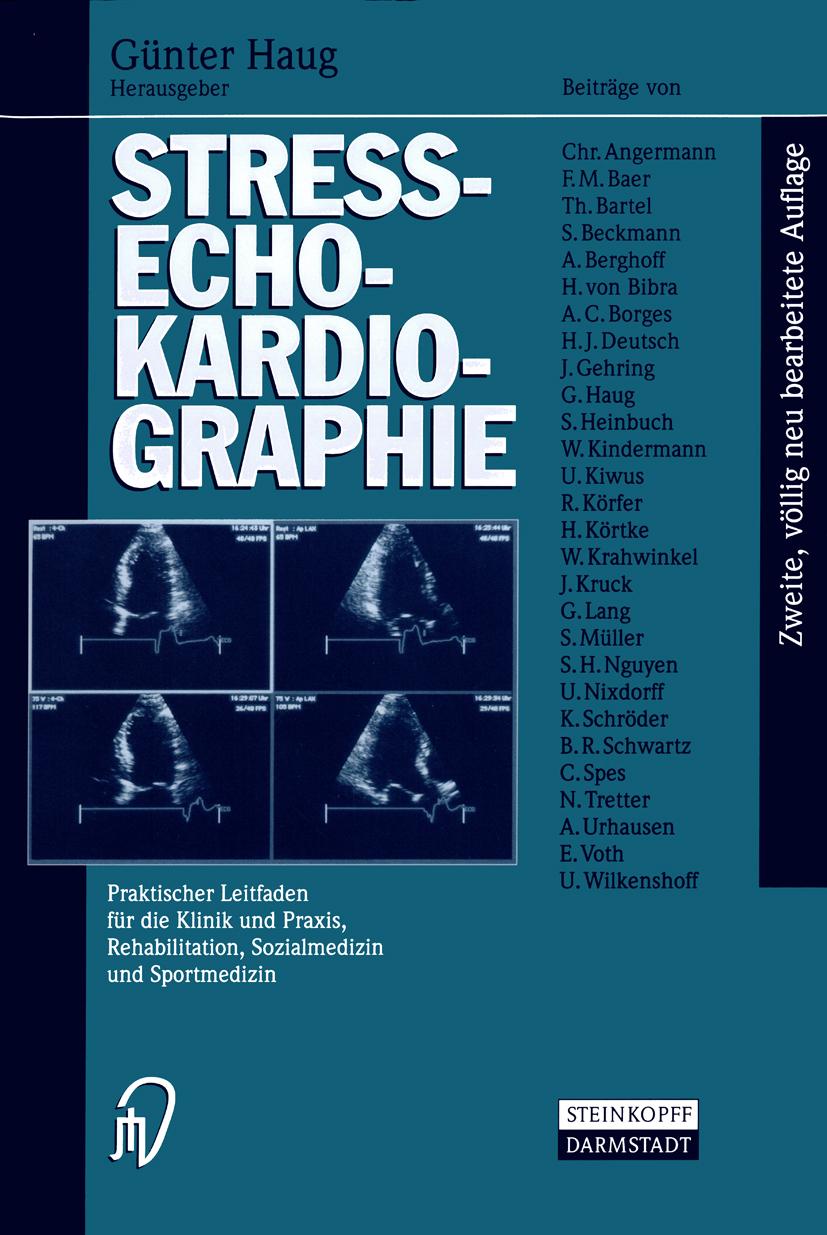 Buchcover: Streß-echokardiographie