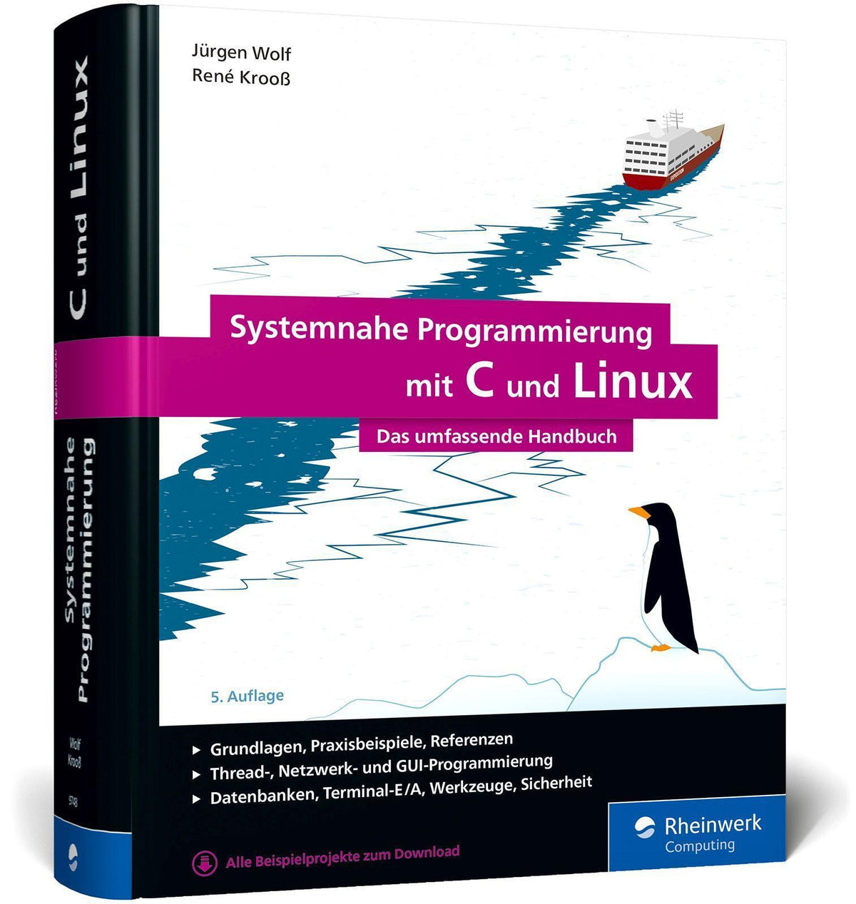 Buchcover: Systemnahe Programmierung mit C und Linux
