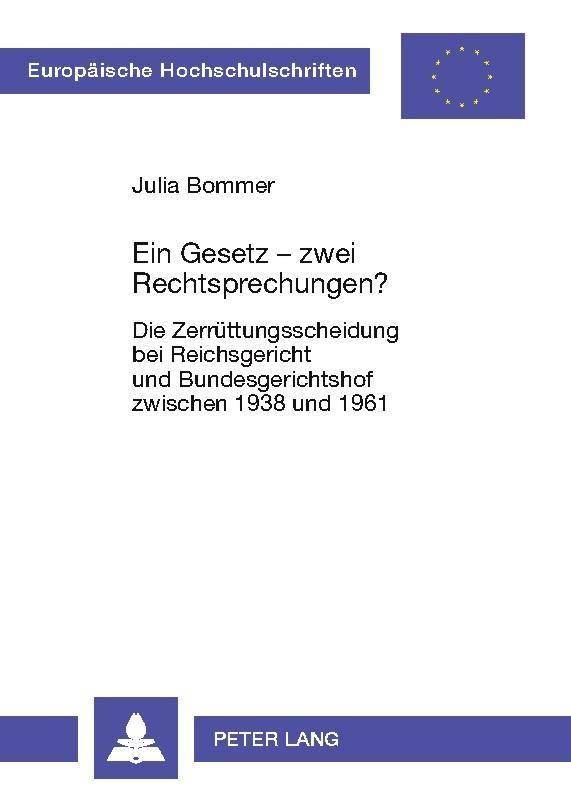 Ein Gesetz - zwei Rechtsprechungen?