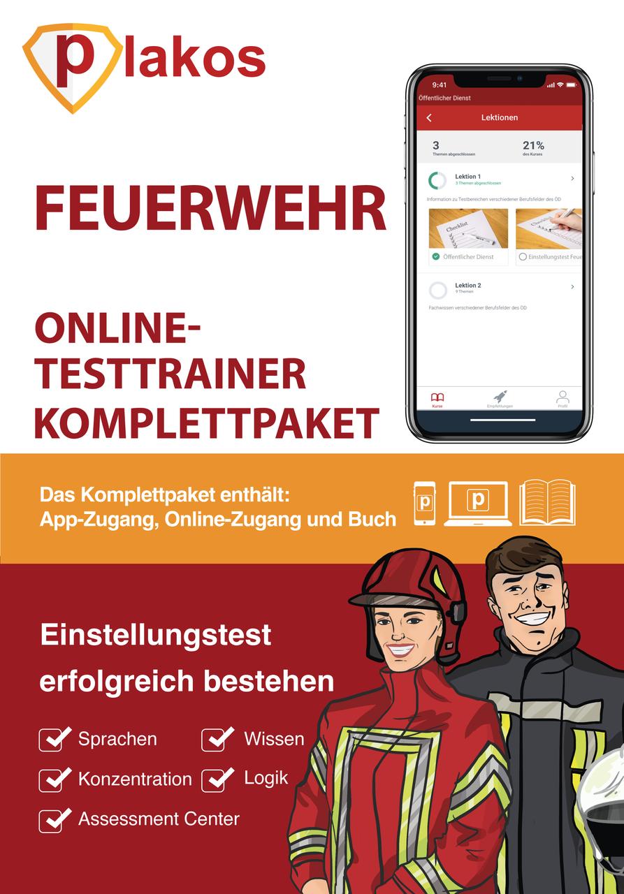 Buchcover: Feuerwehr Einstellungstest Komplettpaket
