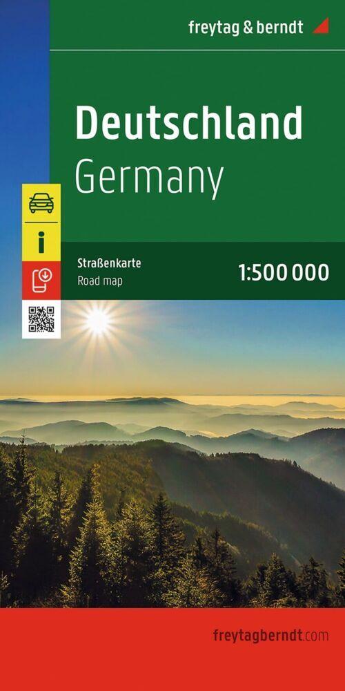 Deutschland, Straßenkarte 1:500.000, freytag & berndt