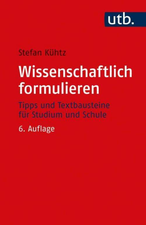 Buchcover: Wissenschaftlich formulieren