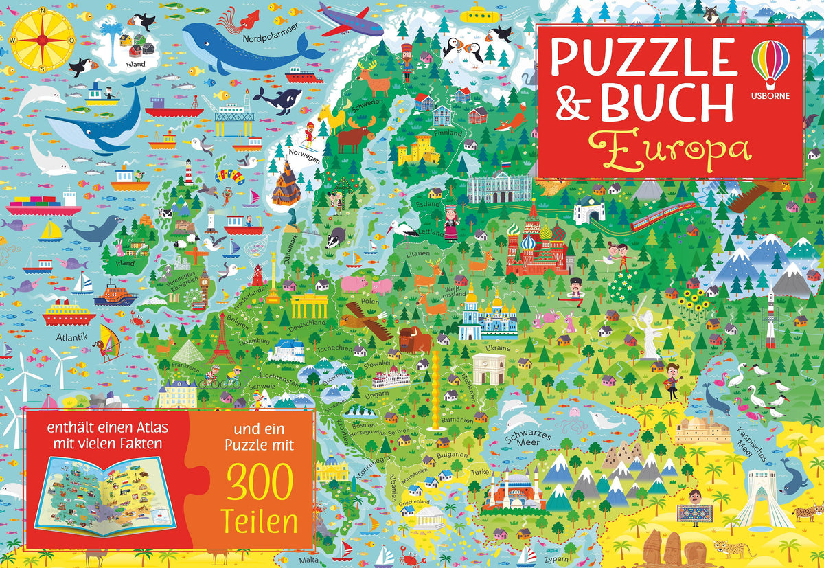 Buchcover: Puzzle & Buch: Europa