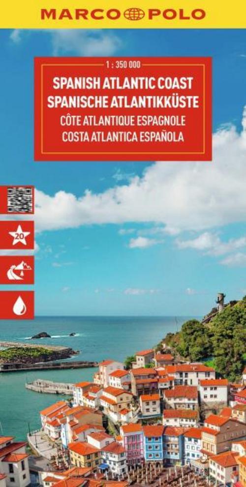 MARCO POLO Reisekarte Spanische Atlantikküste 1:350.000