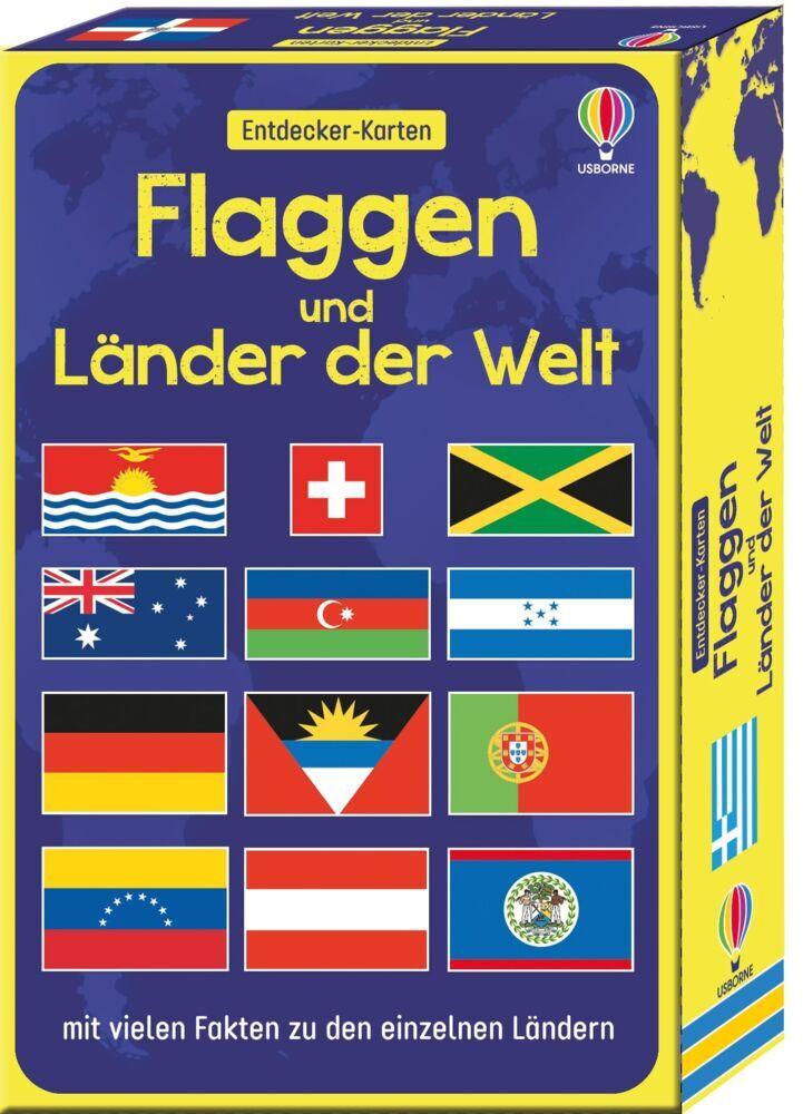 Buchcover: Entdecker-Karten: Flaggen und Länder der Welt