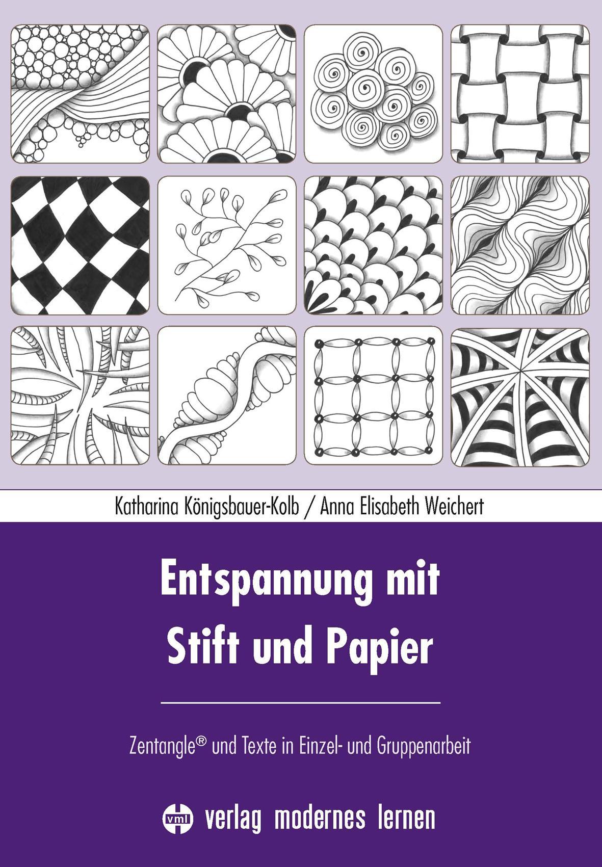 Buchcover: Entspannung mit Stift und Papier