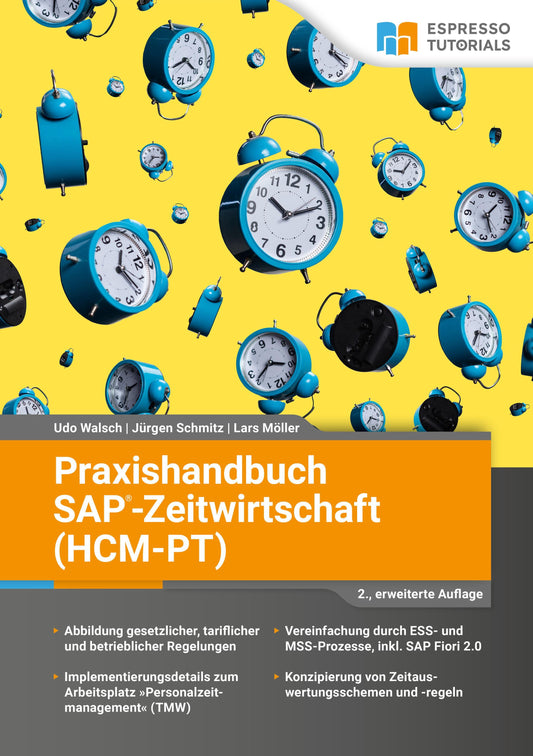 Buchcover: Praxishandbuch SAP-Zeitwirtschaft (HCM-PT)