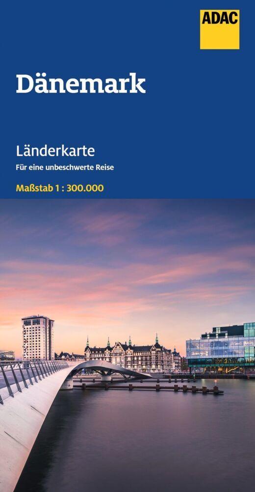 ADAC Länderkarte Dänemark 1:300.000