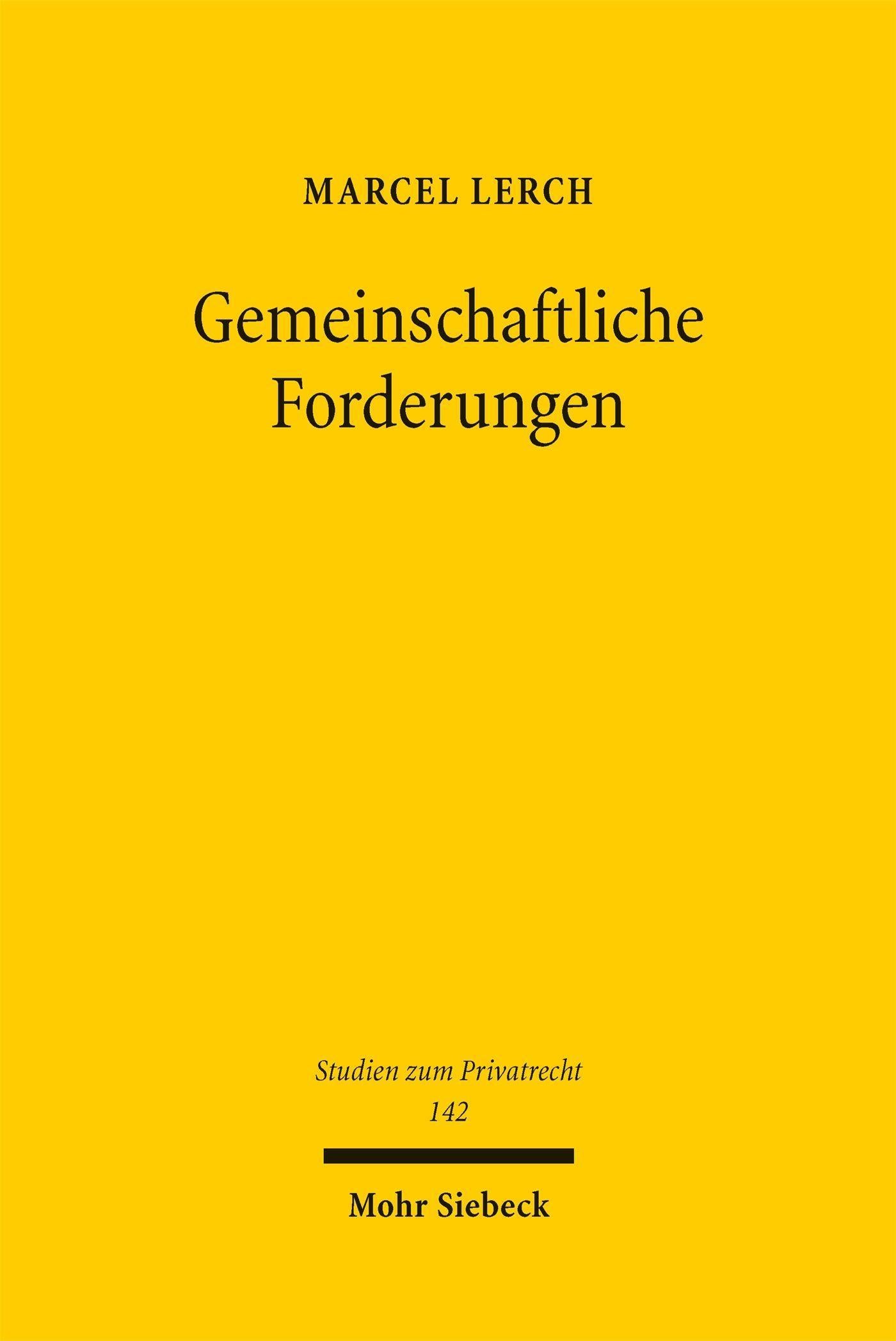 Gemeinschaftliche Forderungen