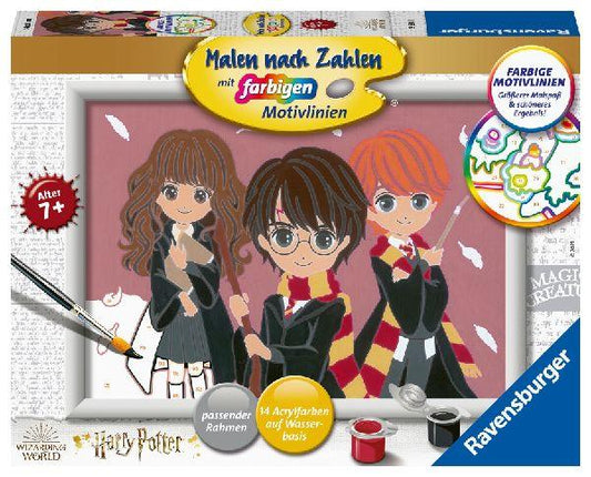 Buchcover: Malen nach Zahlen CreArt - Harry Potter: Zauberhafte Freundschaft