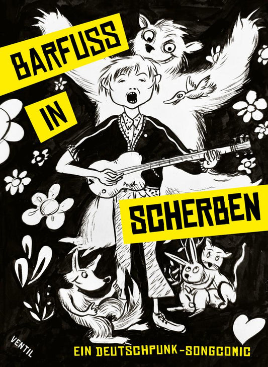 Barfuß in Scherben