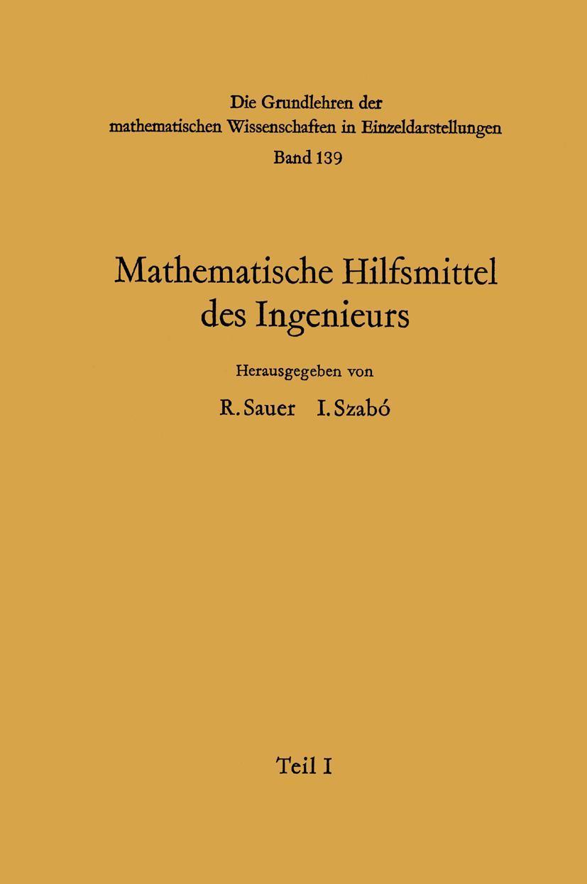 Buchcover: Mathematische Hilfsmittel des Ingenieurs