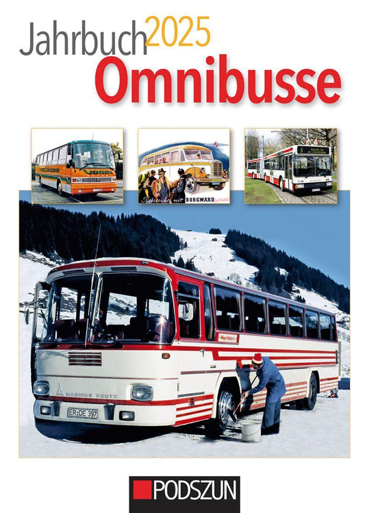 Buchcover: Jahrbuch Omnibusse 2025