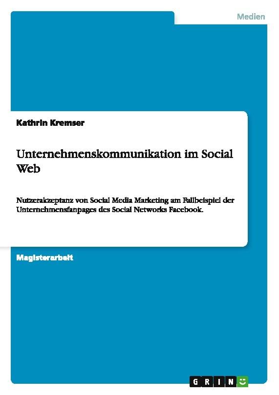 Unternehmenskommunikation im Social Web