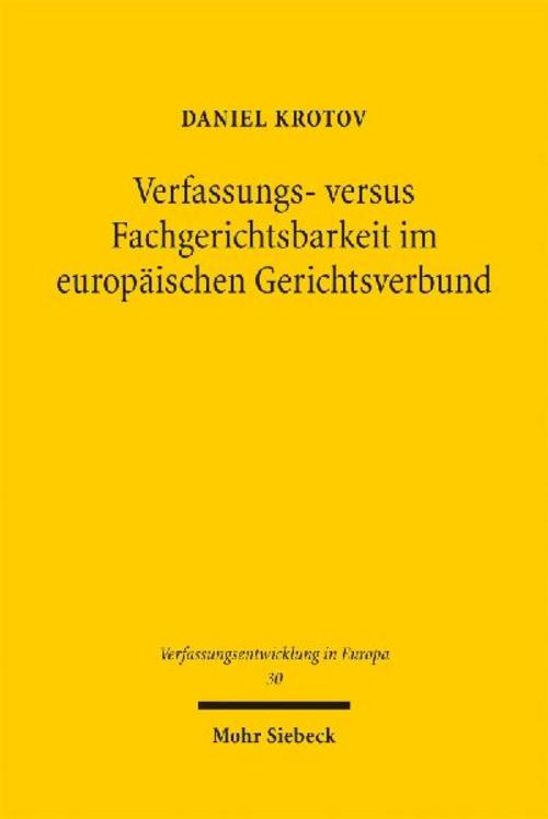 Verfassungs- versus Fachgerichtsbarkeit im europäischen Gerichtsverbund