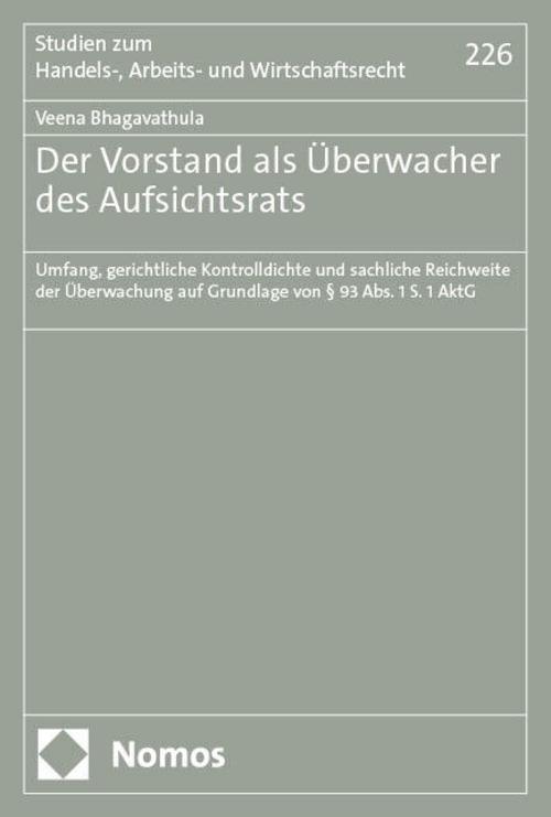 Der Vorstand als Überwacher des Aufsichtsrats