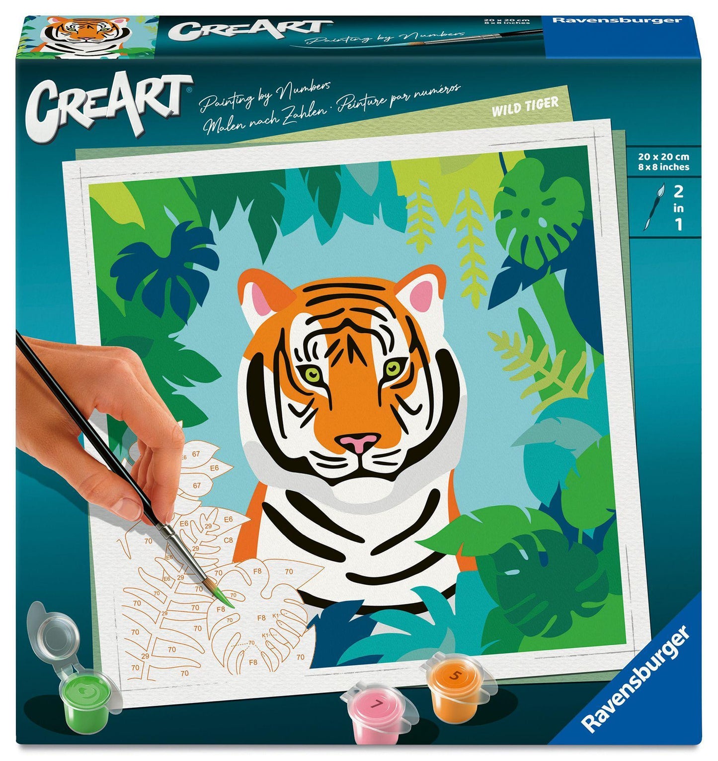 CreArt Adults Trend - Wilder Tiger