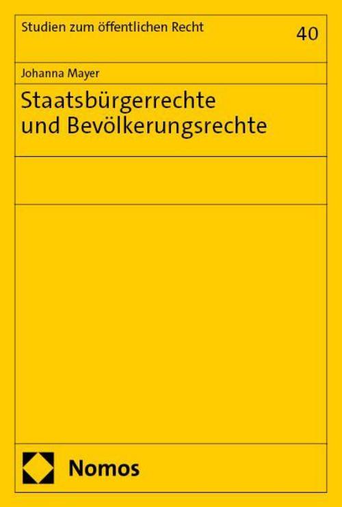 Staatsbürgerrechte und Bevölkerungsrechte