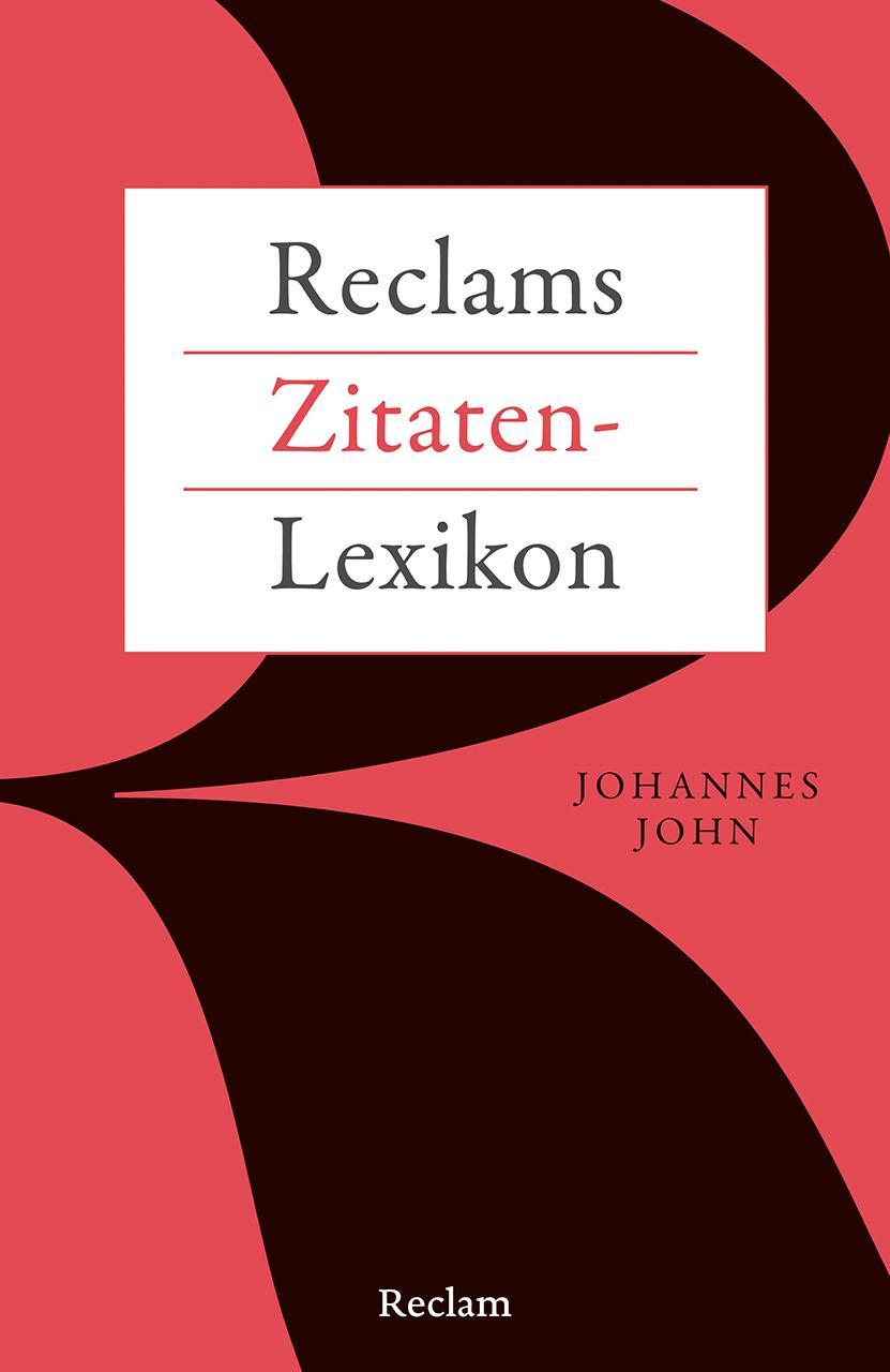 Buchcover: Reclams Zitaten-Lexikon