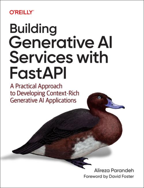 Buchcover: Building Generative AI Services with FastAPI