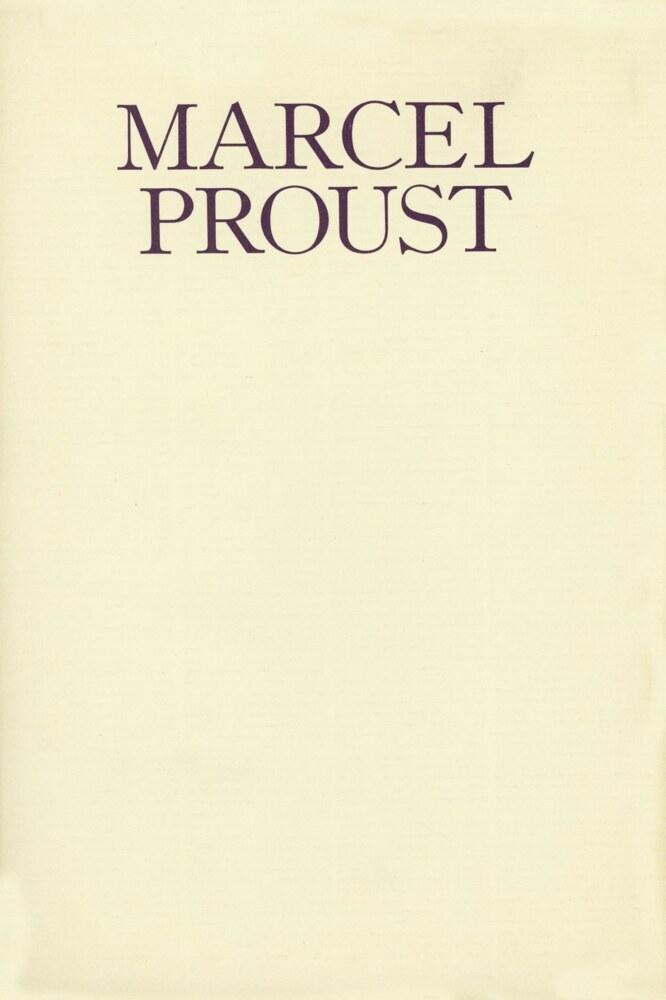 Buchcover: Marcel Proust, Bezüge und Strukturen