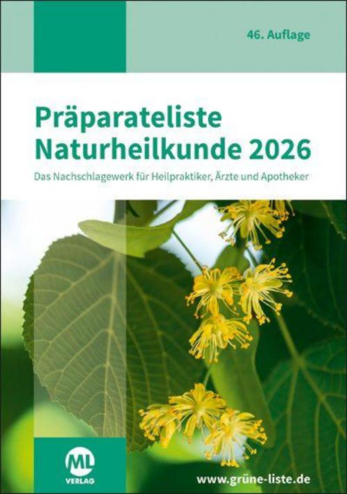 Buchcover: Präparateliste der Naturheilkunde 2026