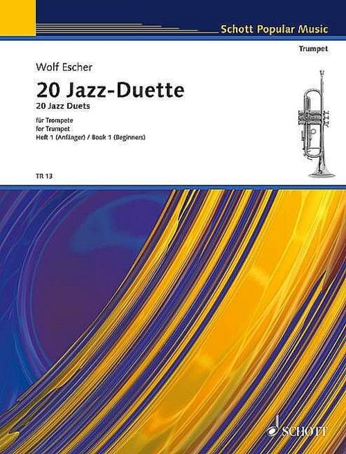 20 Jazz-Duette, 2 Trompeten, Spielpartitur.Vol.1