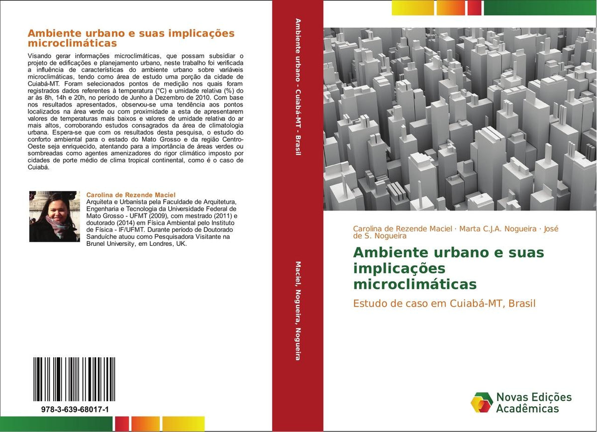 Buchcover: Ambiente urbano e suas implicações microclimáticas