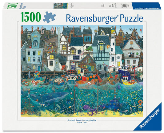 Wundersamer Hafen - Ein geschäftiger Fantasy-Hafen