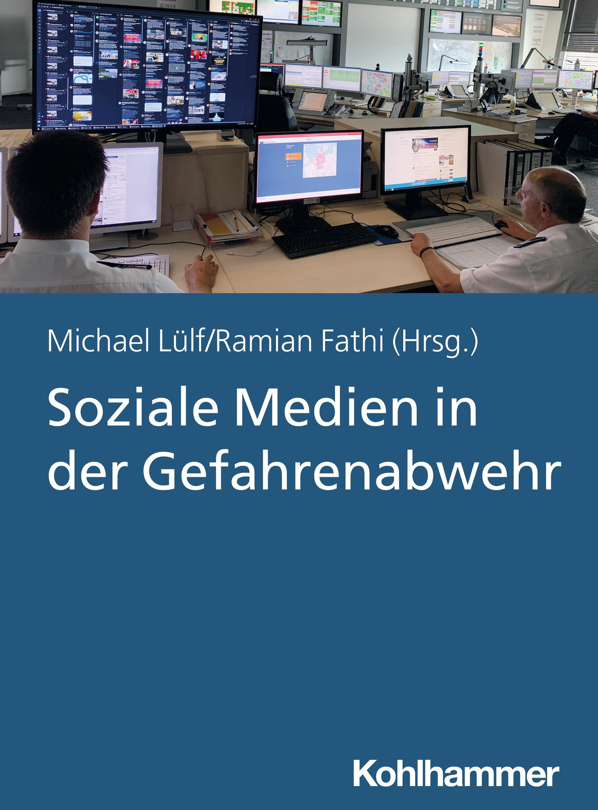 Buchcover: Soziale Medien in der Gefahrenabwehr