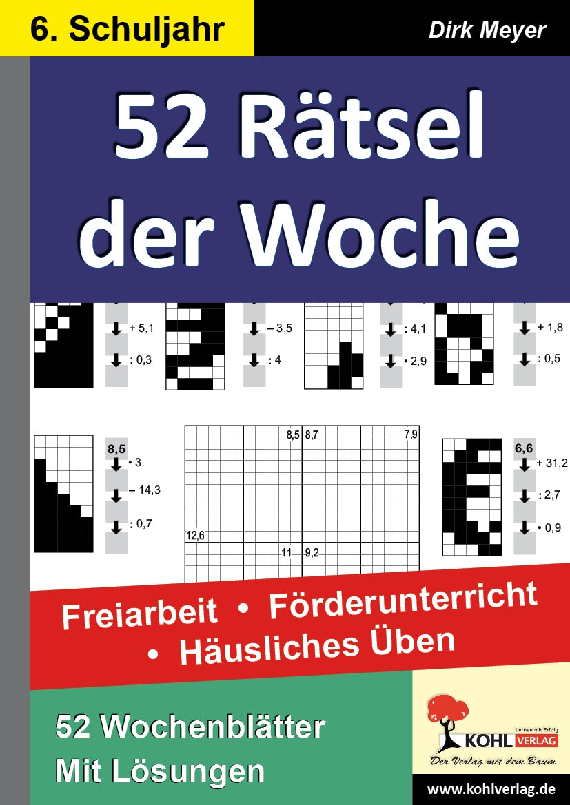 52 Rätsel der Woche, 6. Schuljahr