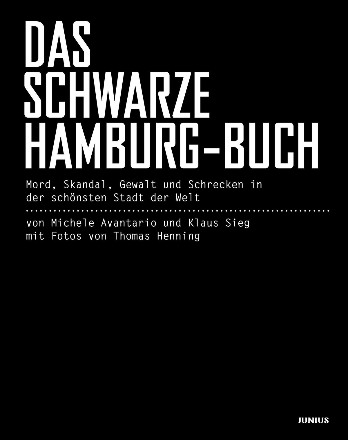Buchcover: Das schwarze Hamburg-Buch