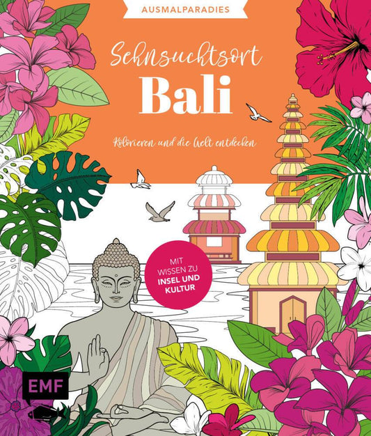 Buchcover: Ausmalparadies - Sehnsuchtsort Bali