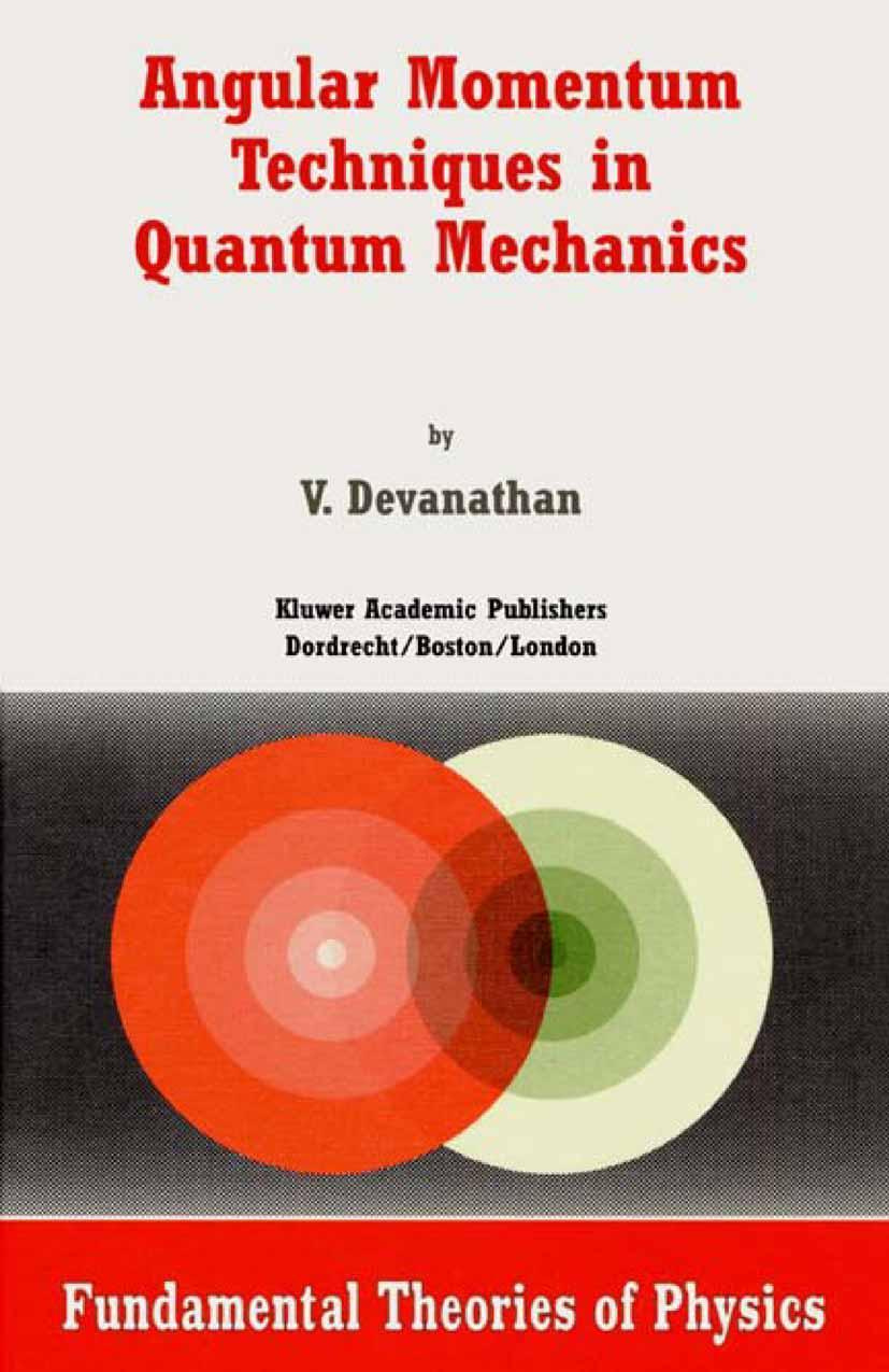 Buchcover: Angular Momentum Techniques in Quantum Mechanics