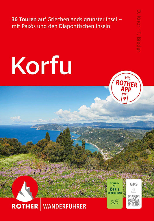 ROTHER Wanderführer Korfu. 36 Touren auf Griechenlands grünster Insel - mit Paxós und den Diapontischen Inseln