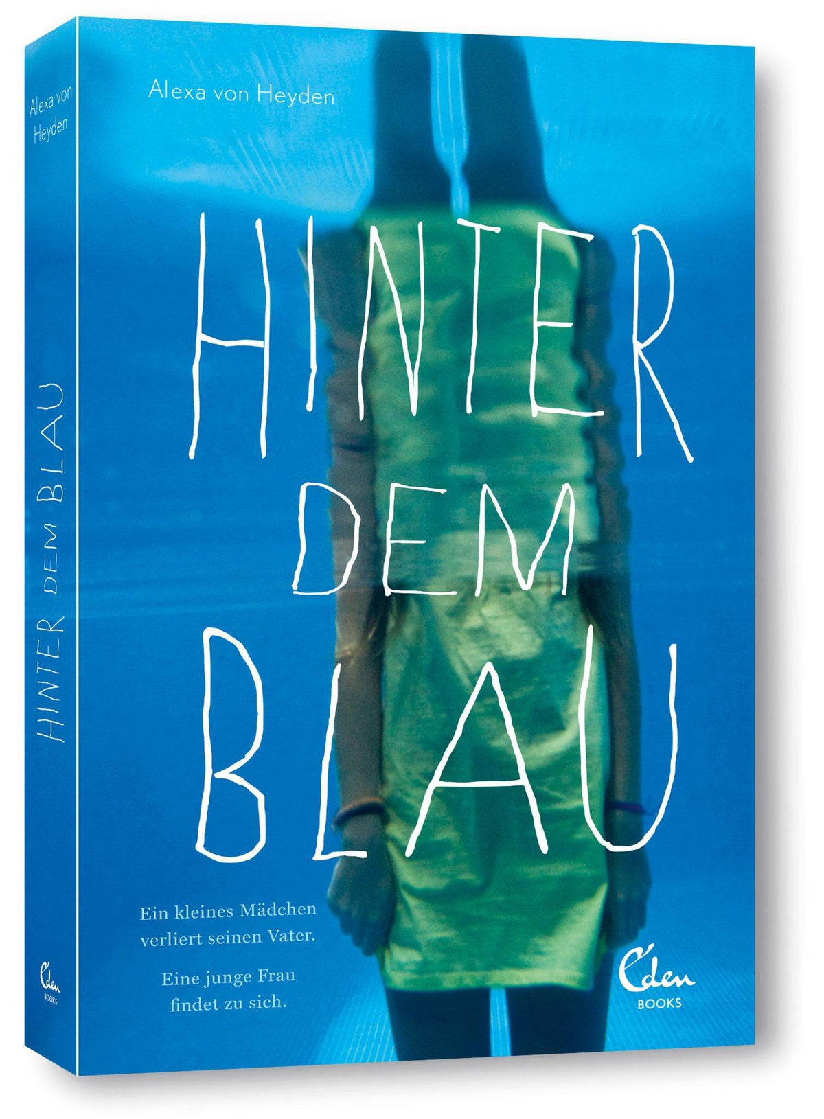 Buchcover: Hinter dem Blau