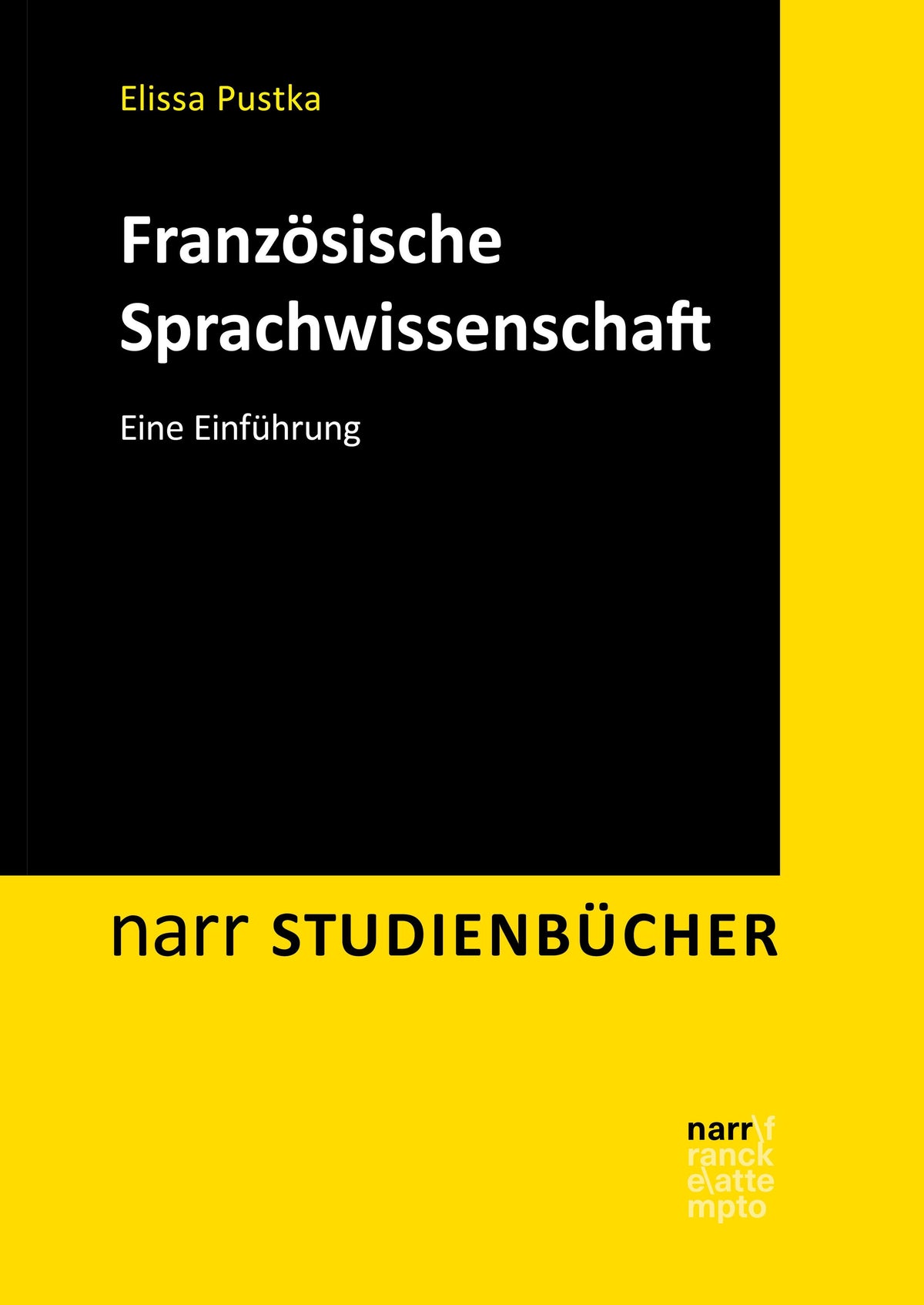 Buchcover: Französische Sprachwissenschaft