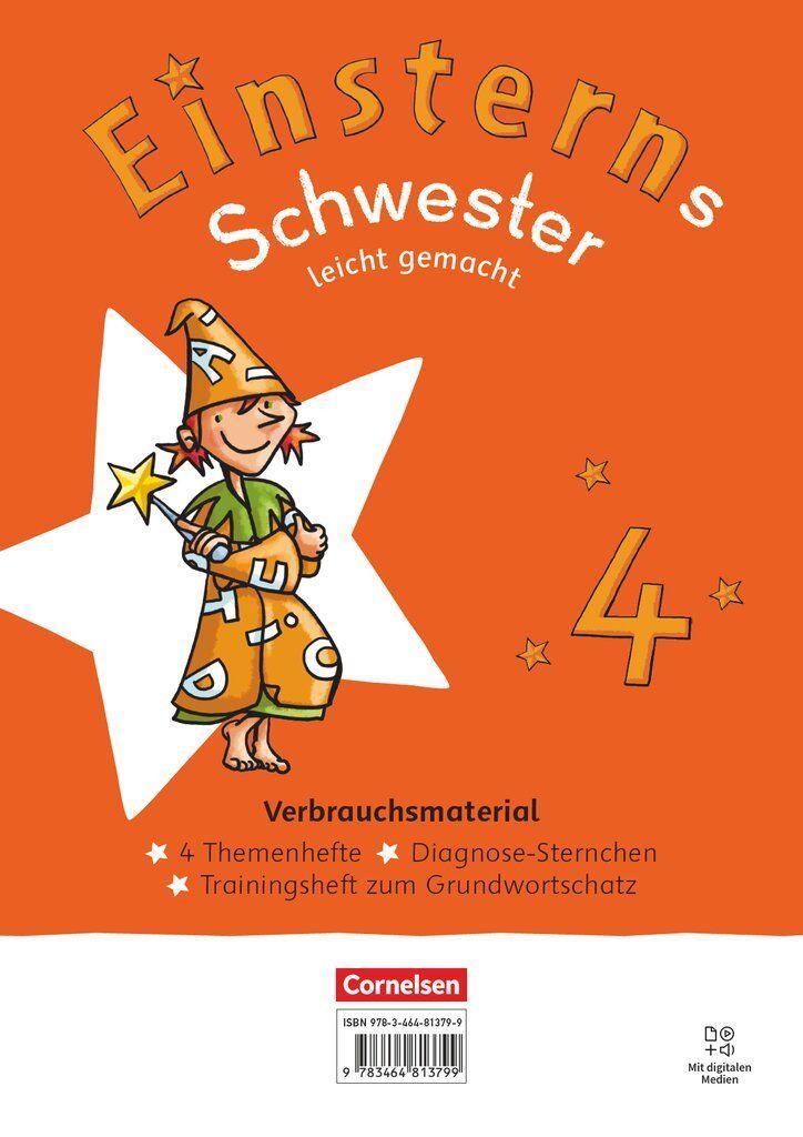 Einsterns Schwester Leicht gemacht 04 - Neubearbeitung 2022 - Themenhefte 1-4, Training Grundwortschatz und Diagnoseheft - Verbrauchsmaterial
