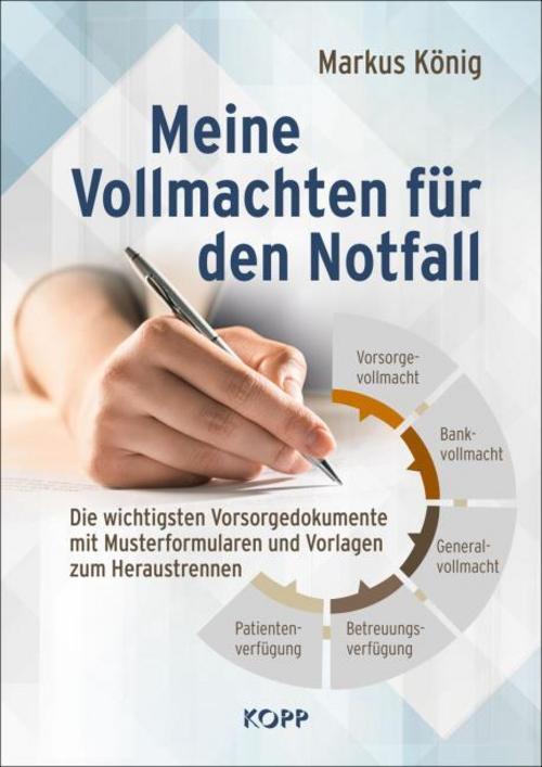 Buchcover: Meine Vollmachten für den Notfall