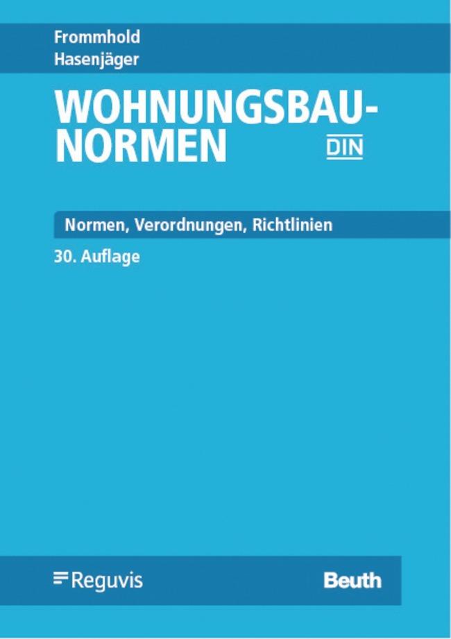 Buchcover: Wohnungsbau-Normen