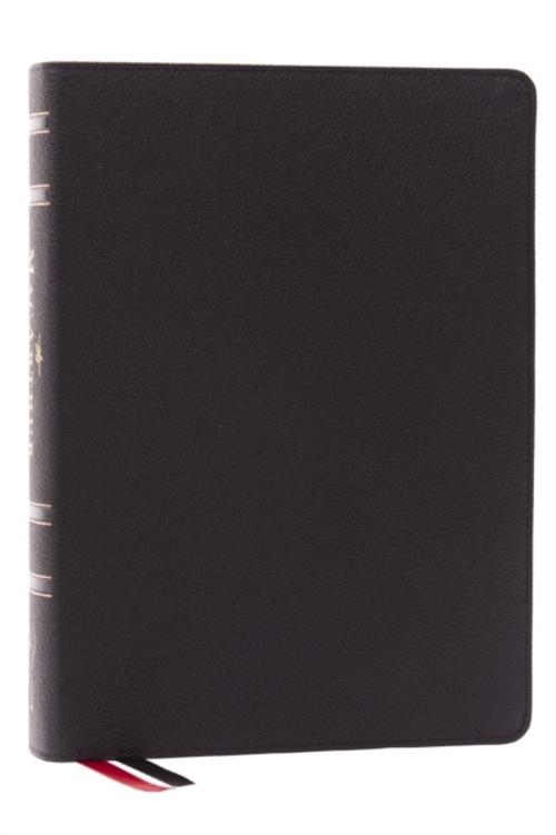 LSB, MacArthur Study Bible, Black Genuine Leather, Comfort Print