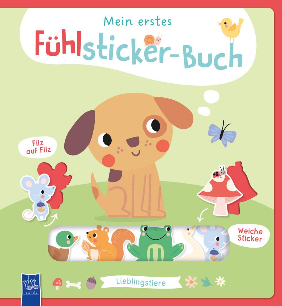 Mein erstes Fühlsticker-Buch - Lieblingstiere