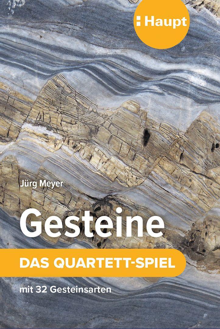 Buchcover: Gesteine - das Quartett-Spiel